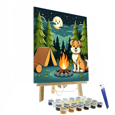 Rover's Forest Retreat Painting Number Kit