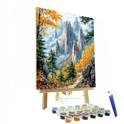 Huangshan Mountain Painting By Numbers Kit