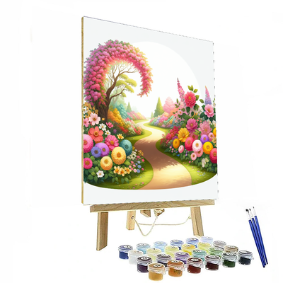 Journey Through Blossoms Painting By Numbers Kit