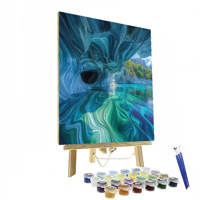 Marble Caves Of Patagonia - Chile Numbered Painting Kits