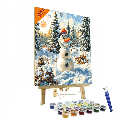 Olaf's Snowy Adventure - Disney Inspired Numbered Painting Kits