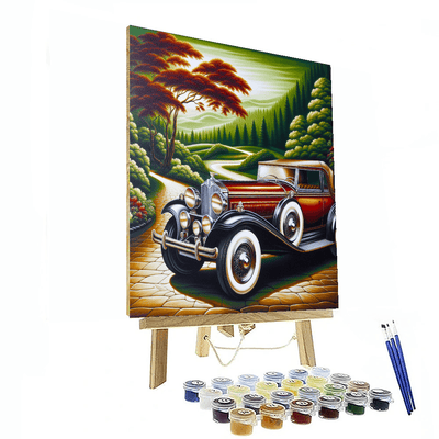 Vintage Car Dream DIY Paint By Numbers