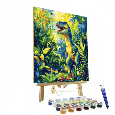 Rex's Dino Discovery - Disney Inspired Paint By Numbers Art