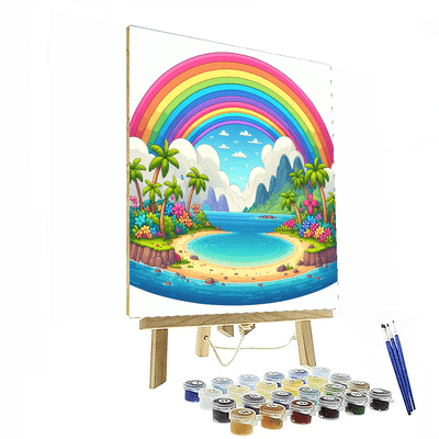 Rainbow Island Adventure Numbered Painting Kits