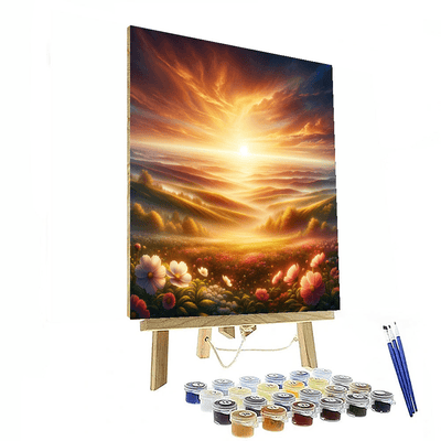 Glorious Sunrise Painting By Numbers Kit