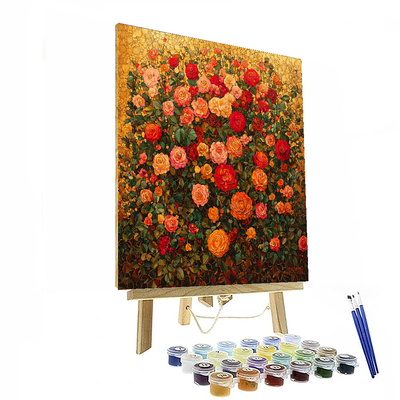 Gustav Klimt Inspired Budding Dreams  Paint By Numbers Kits