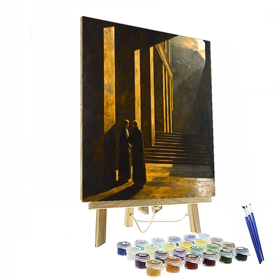 Caravaggio Inspired Chiaroscuro Twilight  Numbered Painting Kits