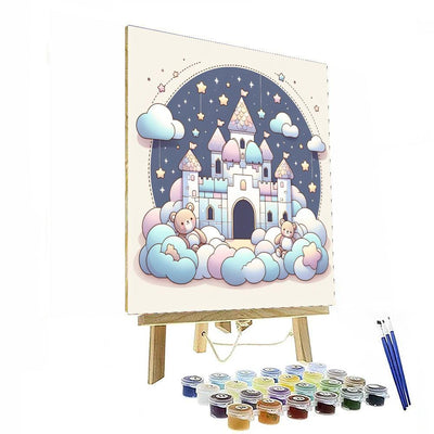 Sweet Dreams In A Cloud Castle DIY Paint By Numbers