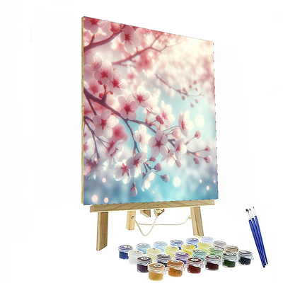 Blossoms In Spring DIY Paint By Numbers