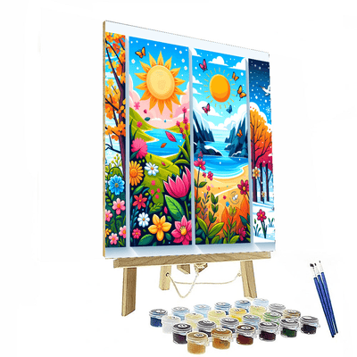 Exploration Of The Seasons Painting By Numbers Kit