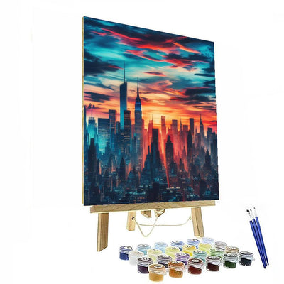 Timeless New York Skyline Painting By Numbers Kit