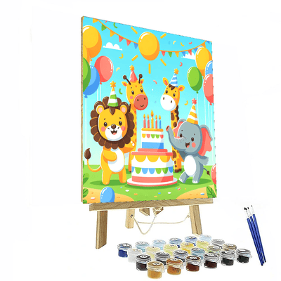 Whimsical Animal Party Paint By Number