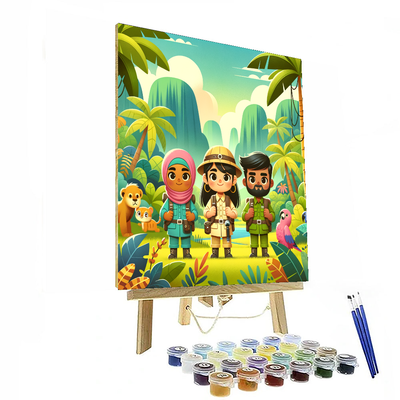 Safari Jungle Expedition Numbered Painting Kits