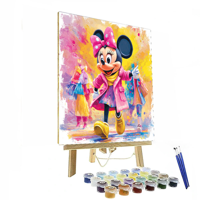 Minnie Mouse's Fashion Showcase - Disney Inspired Number Painting