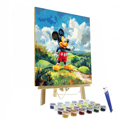 Mickey's Magical Adventure Wall Décor - Disney Inspired Paint By Numbers