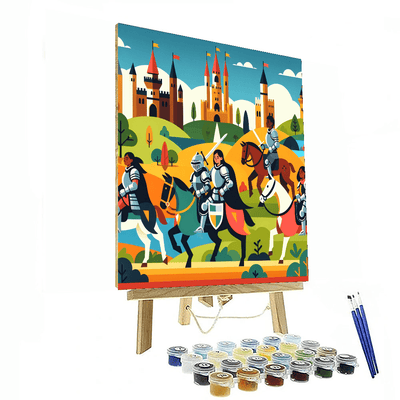 Knights' Noble Quest Painting By Numbers Kit