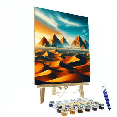 Regal Egyptian Splendor Painting By Numbers Kit