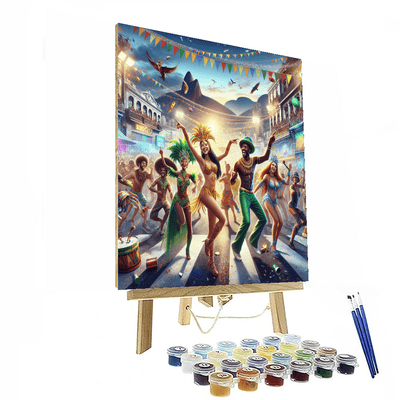 Carnival Of Bloco Painting By Numbers Kit