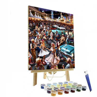 Viva Las Vegas Rockabilly Weekend Painting Number Kit