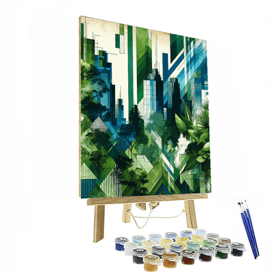 Urban Jungle Delight Painting By Numbers Kit