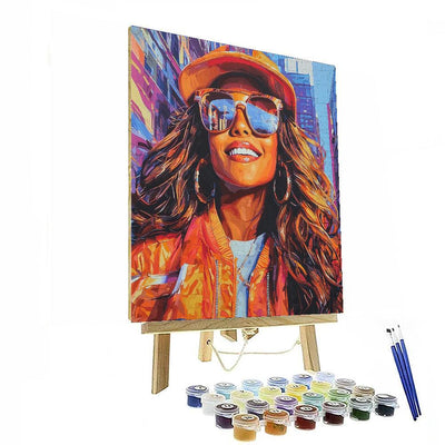 Zendaya: The Rising Star Of Mj Numbered Painting Kits