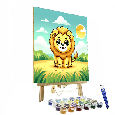 Laughing Lion Paint By Color