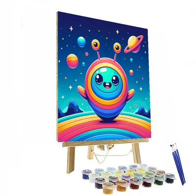 Wacky Alien Painting By Numbers Kit