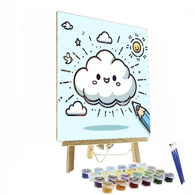 Gentle Cloud DIY Paint By Numbers