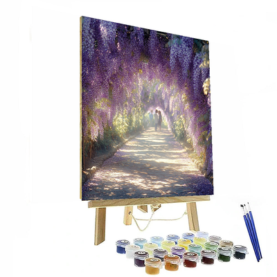 Wisteria Tunnel Number Painting