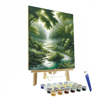 Gentle Stream Serenity Paint By Numbers Kits