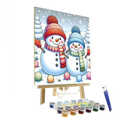 Adventure In A Magical Winter Wonderland Paint By Color