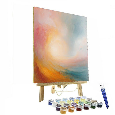 J.M.W. Turner Inspired Turner's Atmospheric Embrace  Numbered Painting Kits