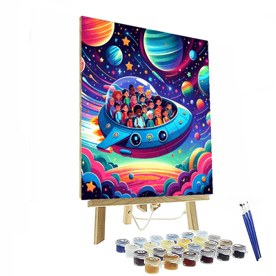 Galactic Journey Of Wonders Painting By Numbers Kit