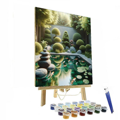 Zen Garden Reflection Paint By Number