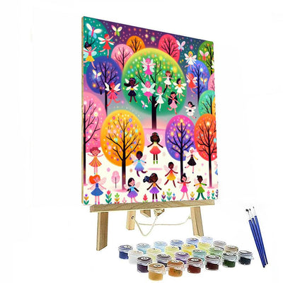 Forest Fairy Fiesta Paint By Number