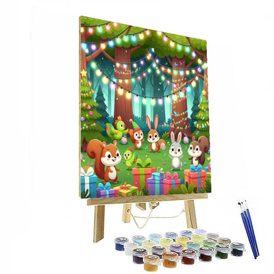 Whimsical Forest Celebration Paint By Numbers Kits