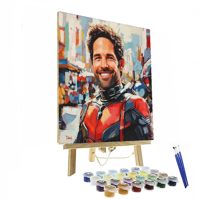 Paul Rudd: The Lighthearted Spirit Of Ant-man Paint By Numbers Art