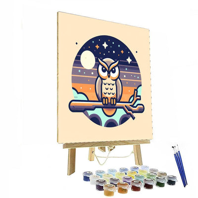 Wise Owl's Wisdom Numbered Painting Kits