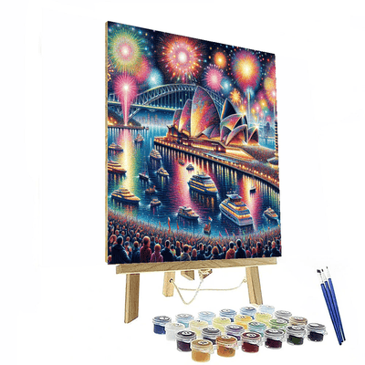 Sydney New Year's Eve - Sydney Painting Number Kit