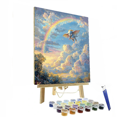 Dumbo's Dreamy Sky - Disney Inspired Numbered Painting Kits