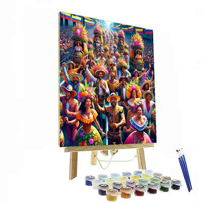 Feria De Las Flores - Colombia Painting By Numbers Kit