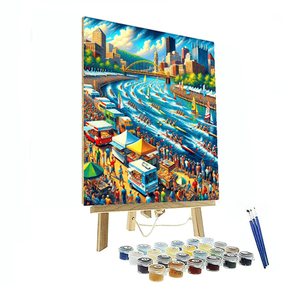 Pittsburgh Three Rivers Regatta - United States Paint By Numbers Art