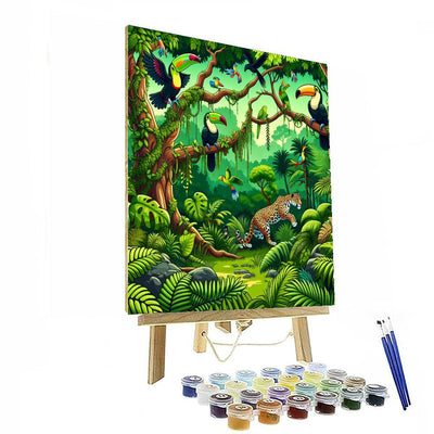 Exotic Rainforest Journey Paint By Numbers