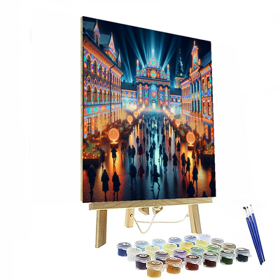 Norrköping Light Festival - Sweden Painting By Numbers Kit