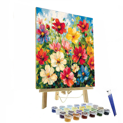 Claude Monet Inspired Whimsical Garden Of Colors Paint By Numbers Kits