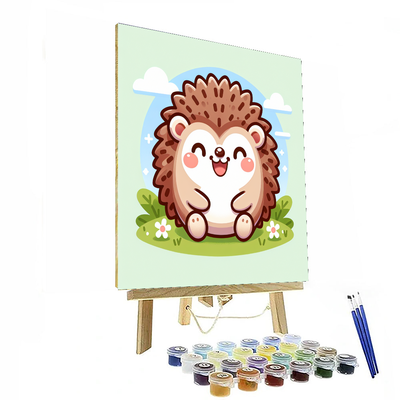 Hopping Hedgehog Painting By Numbers Kit