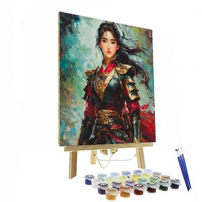 Mulan's Heroic Journey Art Experience - Disney Inspired DIY Paint By Numbers