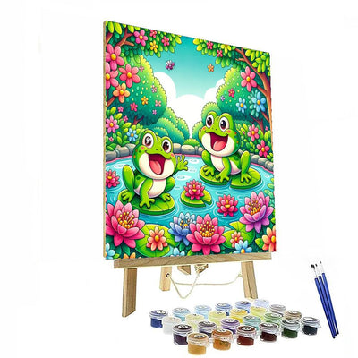 Froggy Fun Painting By Numbers Kit