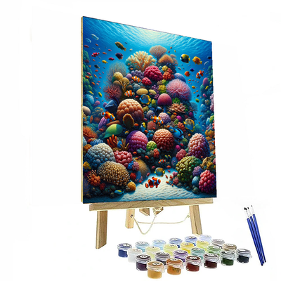 Underwater Coral Fantasy Paint By Color