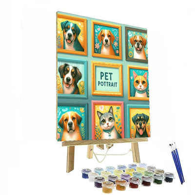 Endearing Pet Portraits Paint By Number